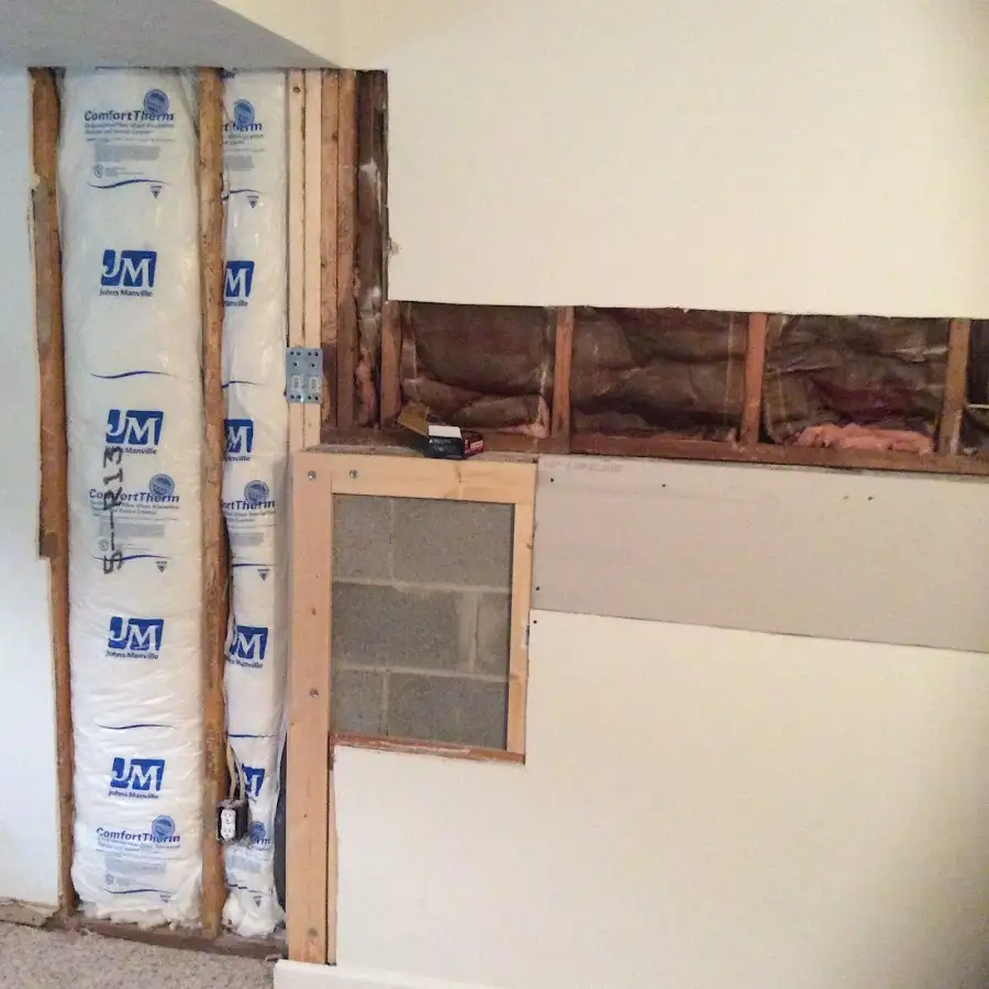 Wall insulation replacement during Odor Removal & Deodorization in Fairland
